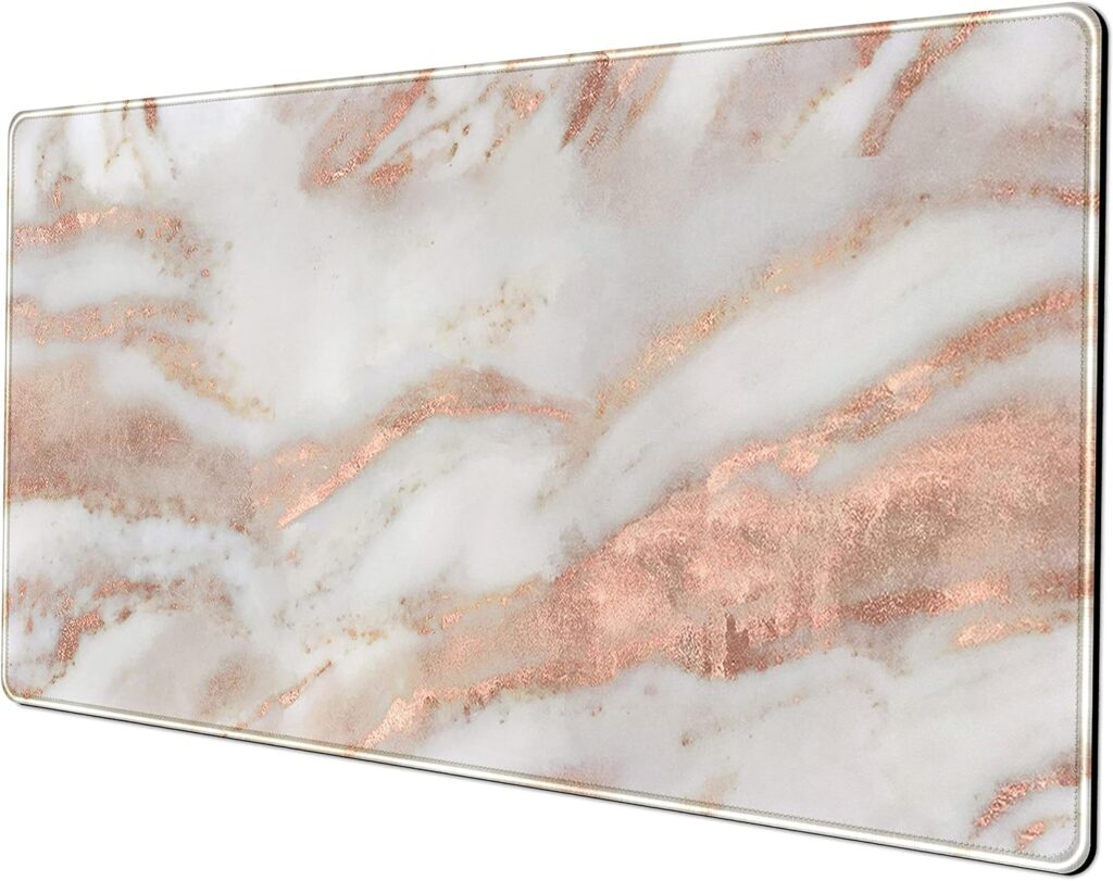 rose gold office stationery